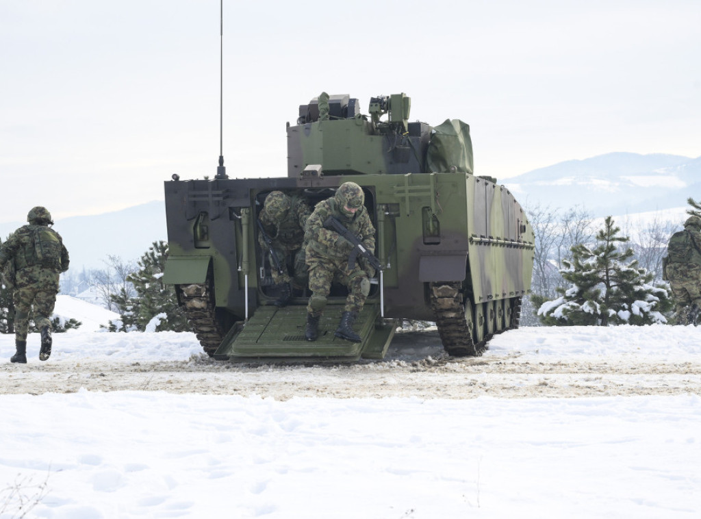 Intenzivna obuka na modernizovanim borbenim vozilima pešadije