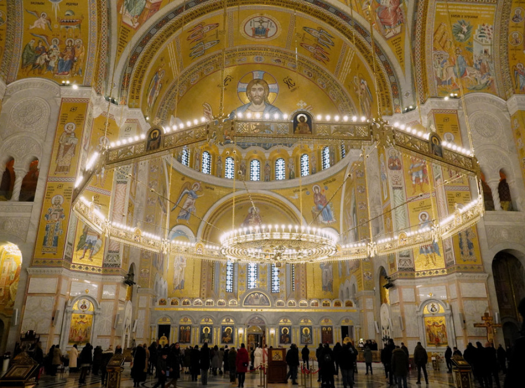 Zvona sa hrama Svetog Save označila početak srpske Nove godine