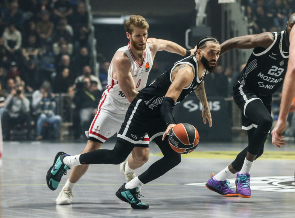 Košarkaši Partizana deklasirani od Olimpijakosa za sedmi poraz u nizu u Evroligi