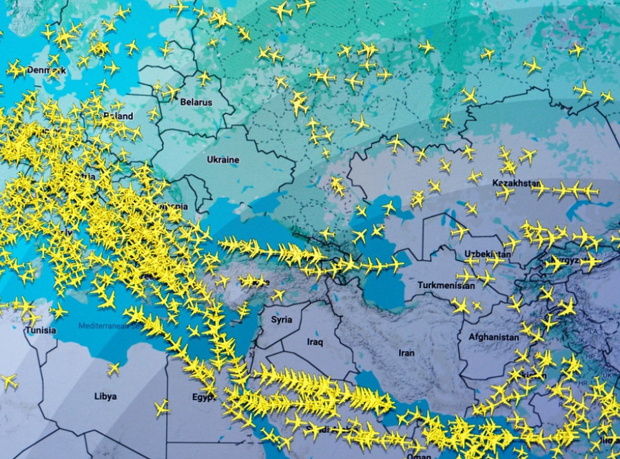 FlightRadar: Iran zatvara vazdušni prostor; avioni američkog vazduhoplovstva napuštaju vazdušnu bazu u Kataru