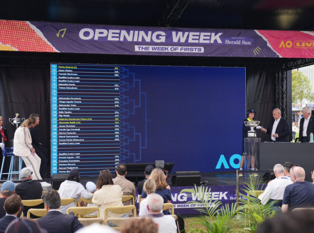 Obavljen žreb za Australijan open, Đokovića u polufinalu čeka Siner