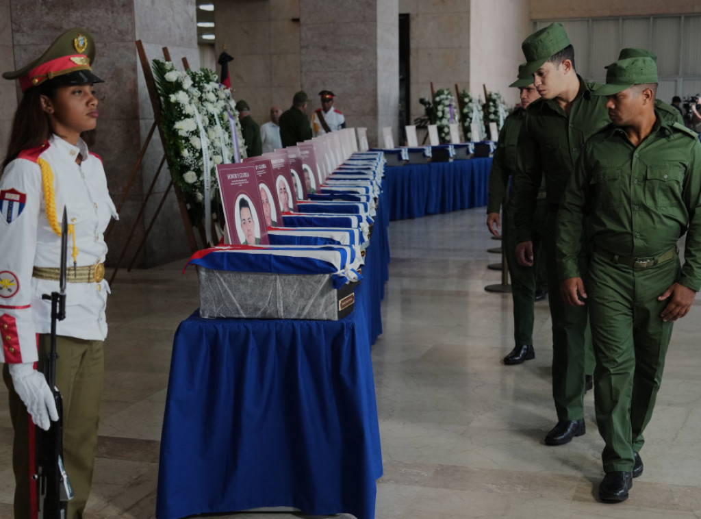 Kuba dočekala posmrtne ostatke 32 oficira poginula u Venecueli