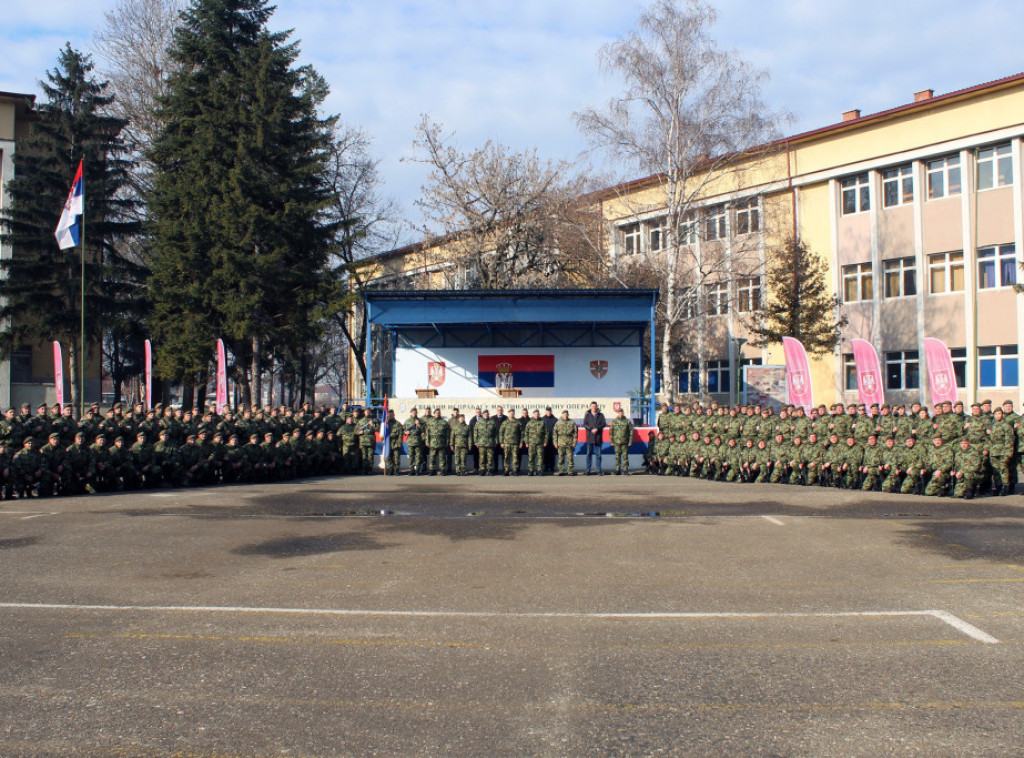 U Kraljevu organizovan ispraćaj pripadnika Vojske Srbije u mirovnu operaciju u Libanu