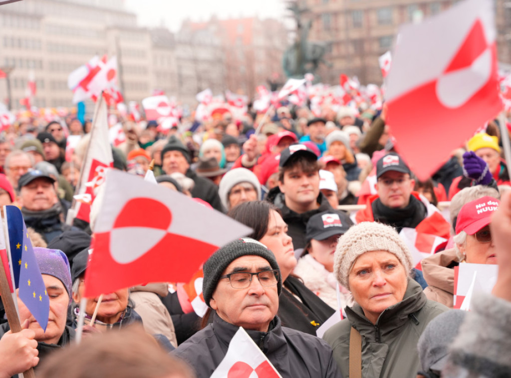 U Kopenhagenu i drugim danskim gradovima održani protesti u znak podrške Grenlandu