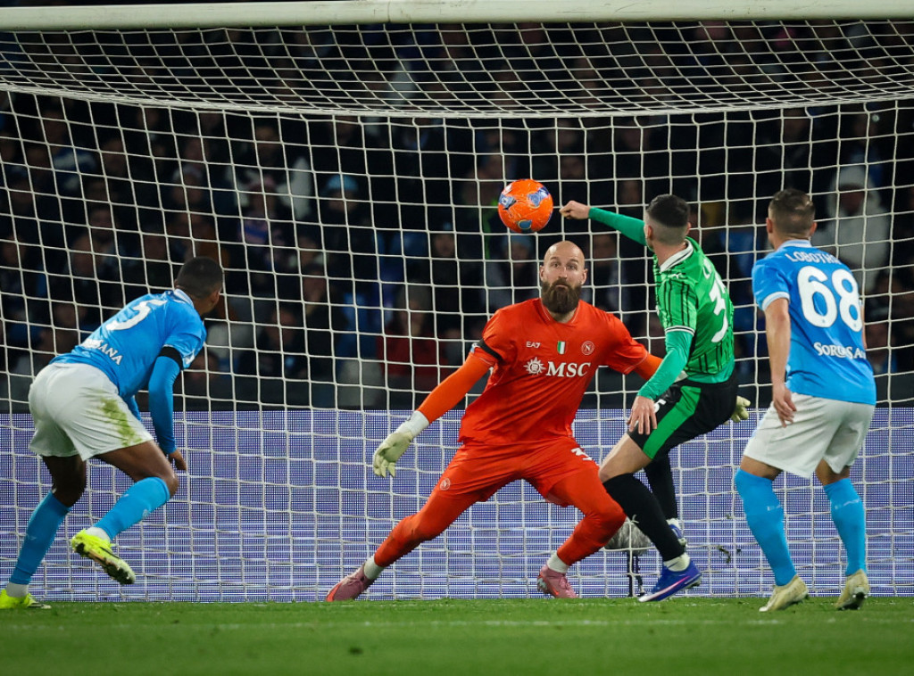 Fudbaleri Napolija savladali Sasuolo u 21. kolu Serije A