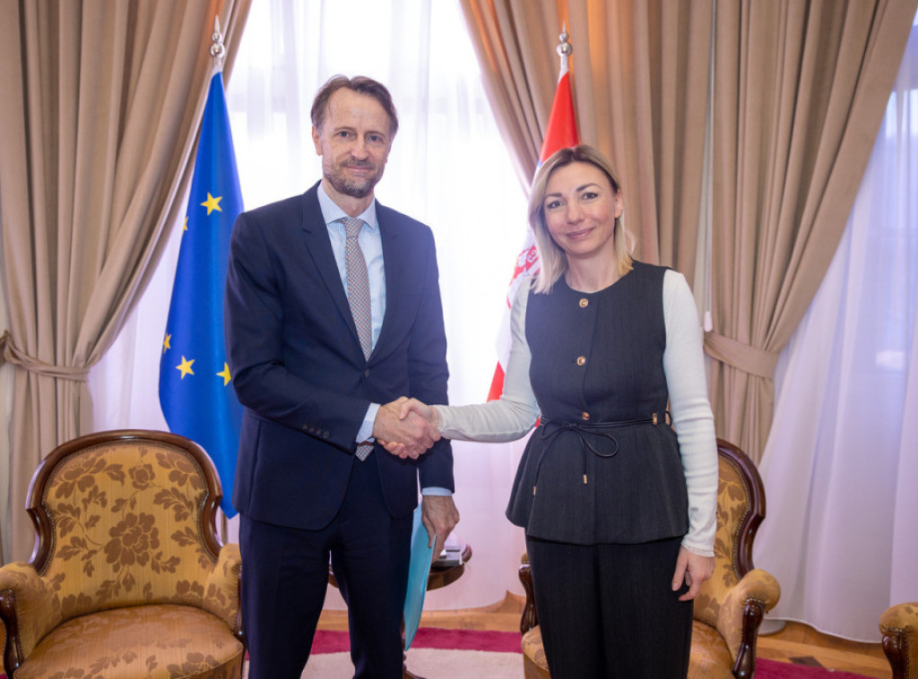 Tatjana Macura sa Andreasom fon Bekeratom: Dijalog, saradnja sa civilnim društvom i evropski put Srbije u fokusu