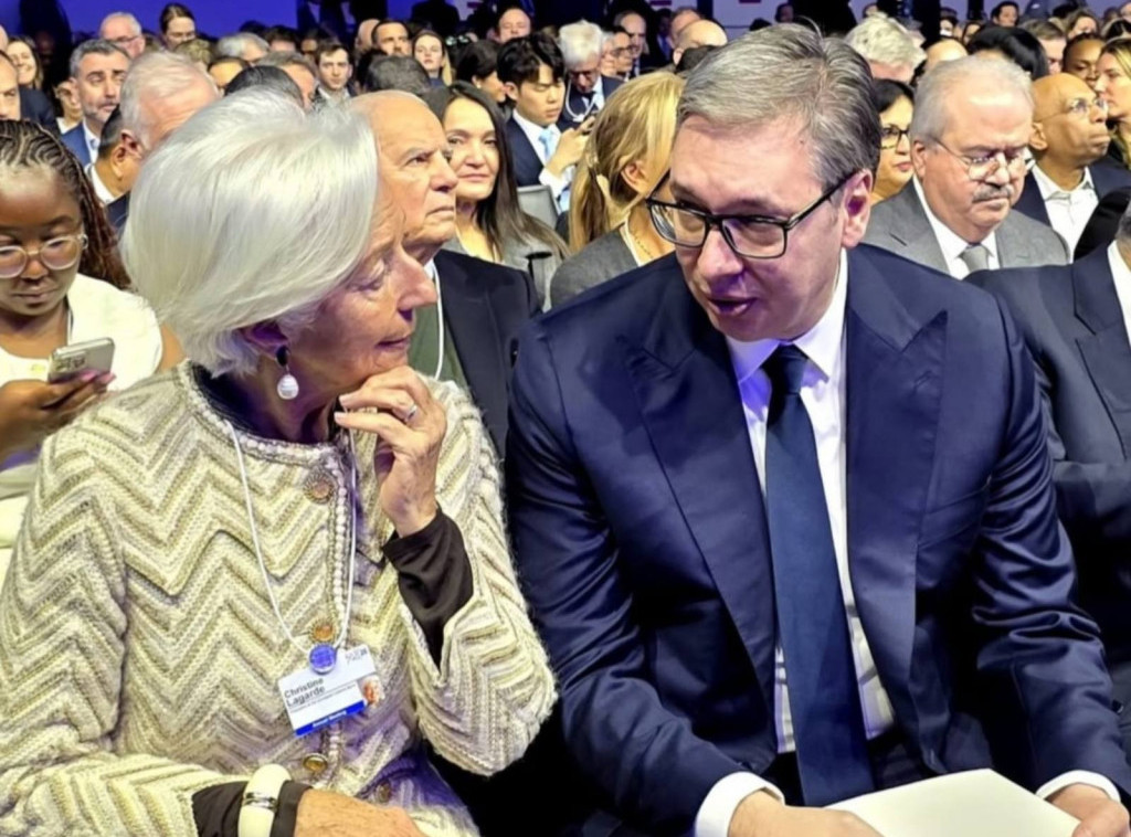 Vučić razgovarao sa predsednicom ECB Lagard: Srbija nastavlja da radi na ubrzanom rastu