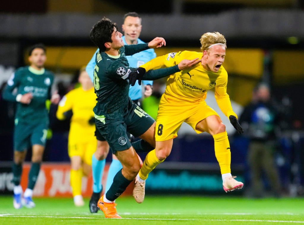 Fudbaleri Bode Glimta pobedili Mančester siti u Ligi šampiona