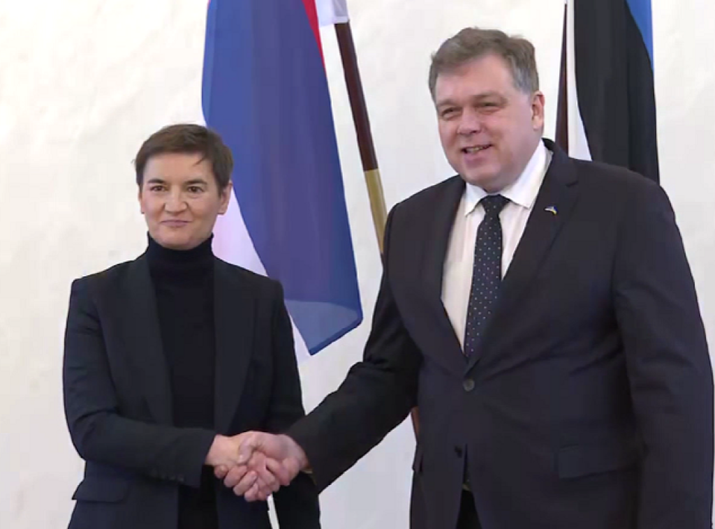 Brnabic, Estonian parliament speaker discuss advancement of bilateral cooperation