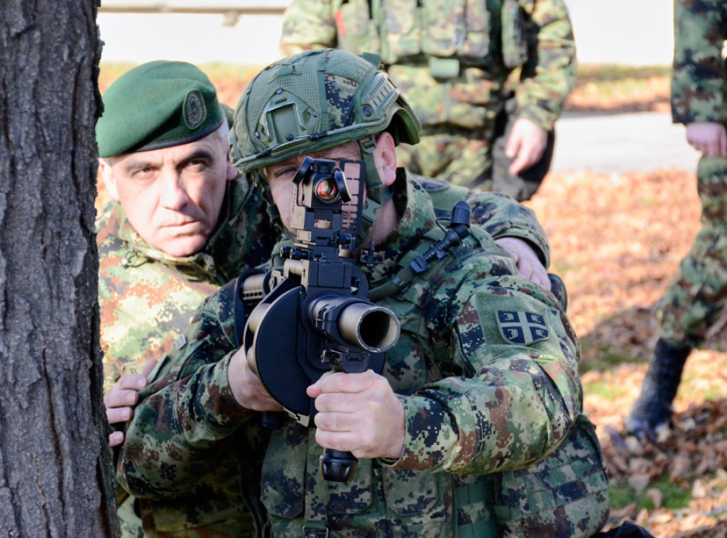 Intenzivna obuka pešadije na savremenim borbenim sredstvima