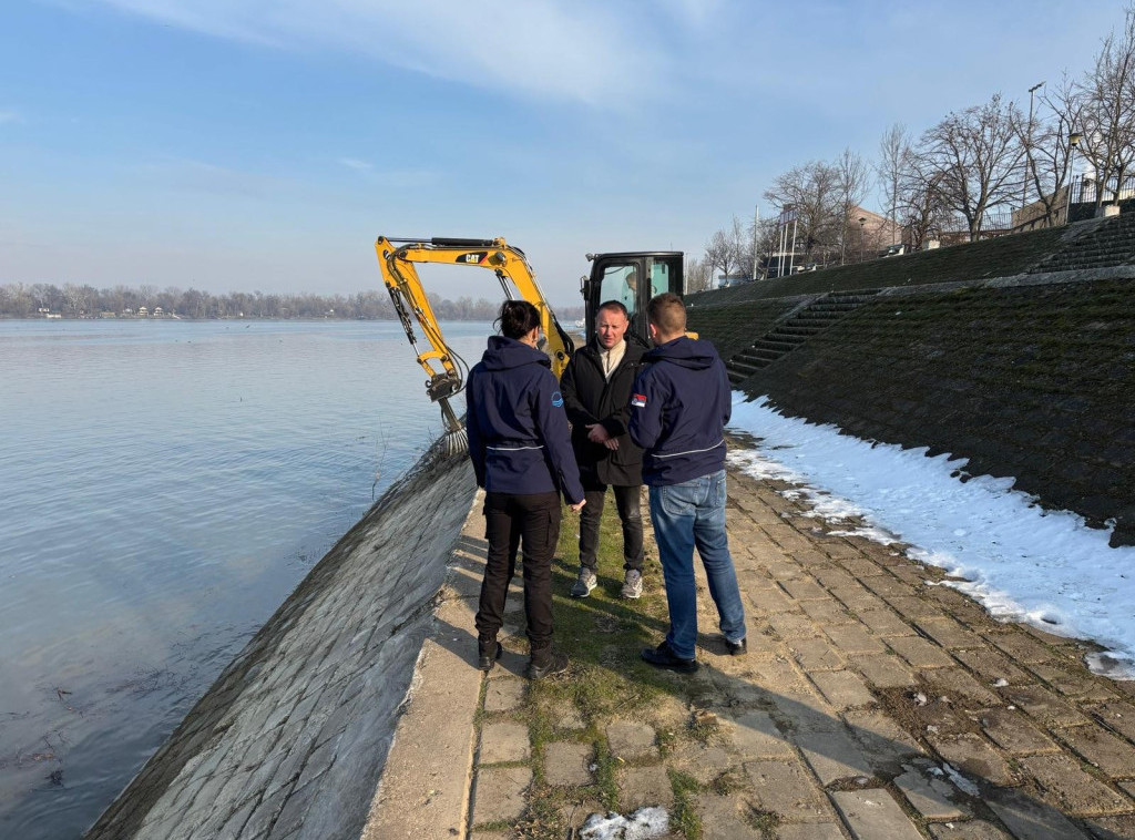 Srbijavode: Započeti radovi na sanaciji obaloutvrde na desnoj obali Save na ušću