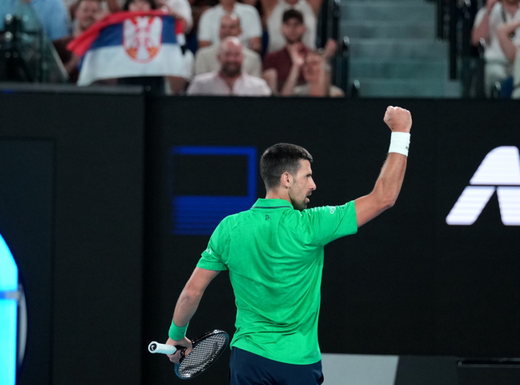 Srpski teniser Novak Đoković ostvario 400. grend slem pobedu i stigao do osmine finala Australijan opena