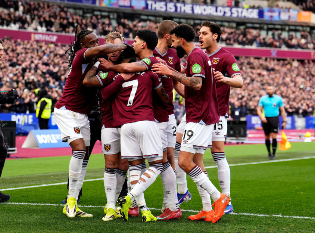 Fudbaleri Vest Hema pobedili Sanderlend u 23. kolu Premijer lige