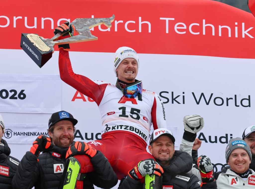 Austrijski skijaš Manuel Feler pobednik slaloma u Kicbilu