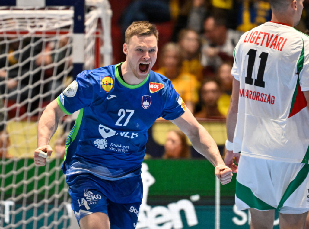 Rukometaši Slovenije preokretom do trijumfa protiv Mađarske na Evropskom prvenstvu