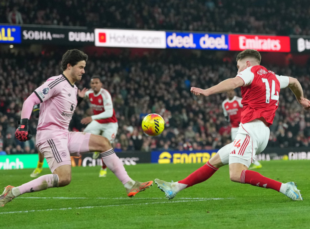 Goleada u Londonu, fudbaleri Mančester junajteda pobedili Arsenal