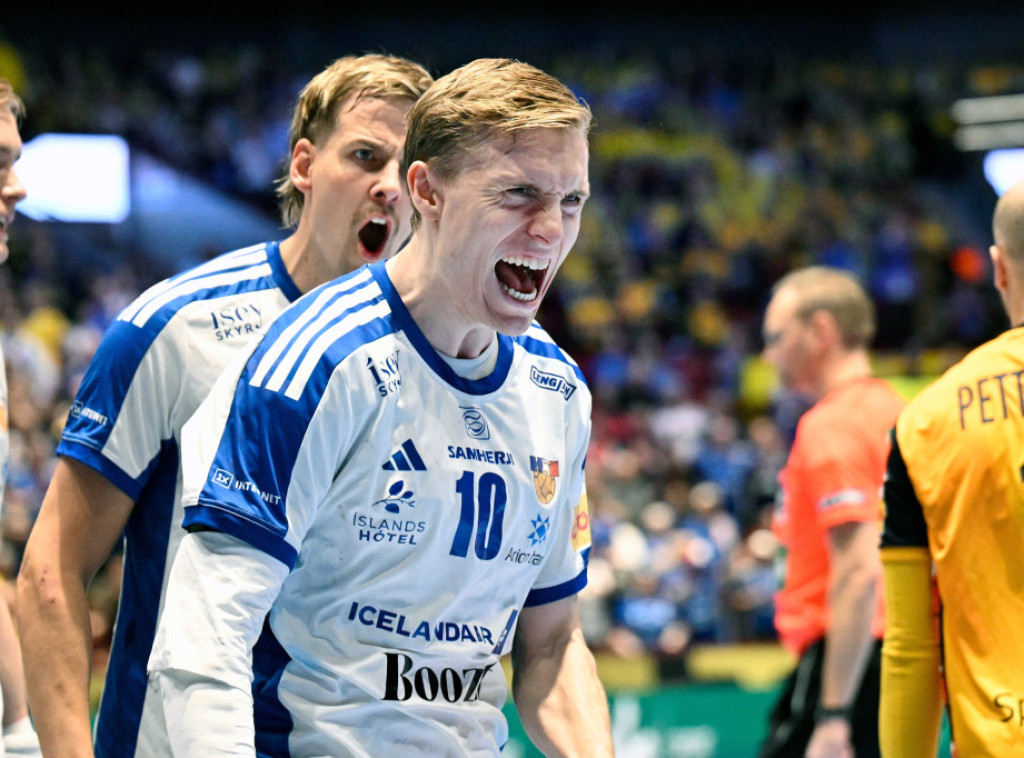 Ubedljiv trijumf rukometaša Islanda protiv Švedske na Evropskom prvenstvu u Malmeu