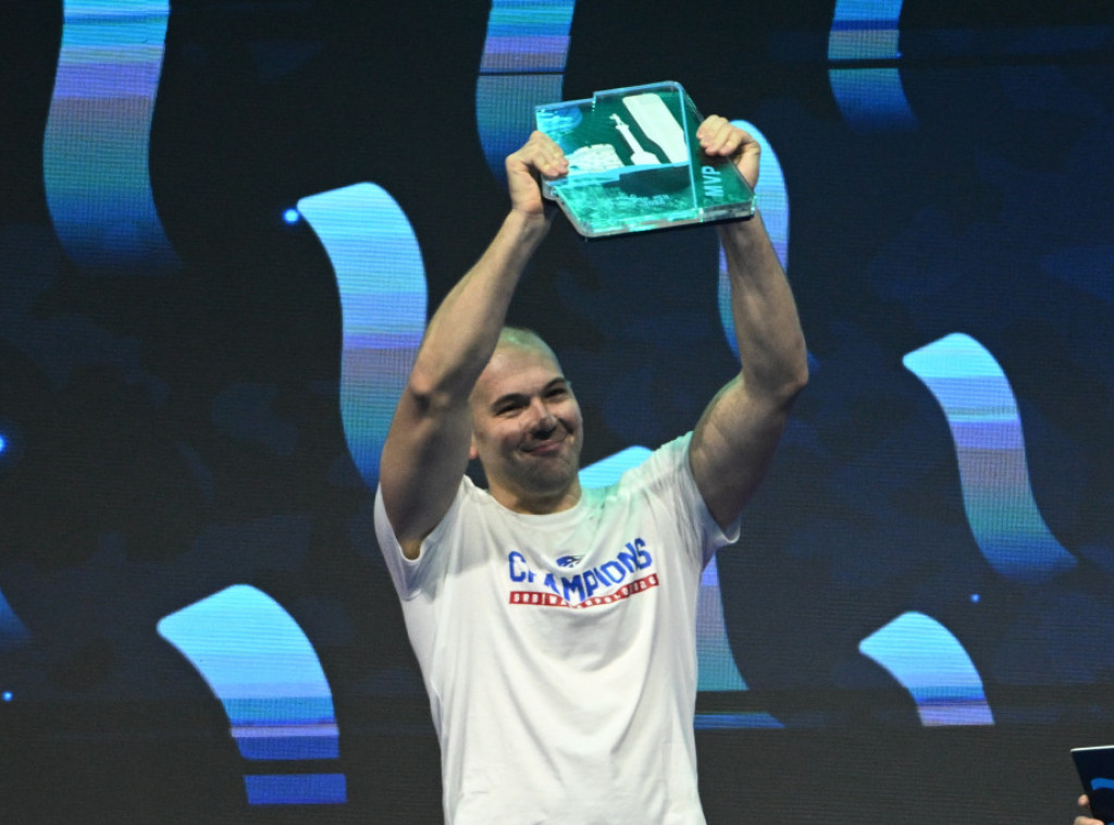 Srpski vaterpolista Dušan Mandić najkorisniji igrač (MVP) finala Evropskog prvenstva