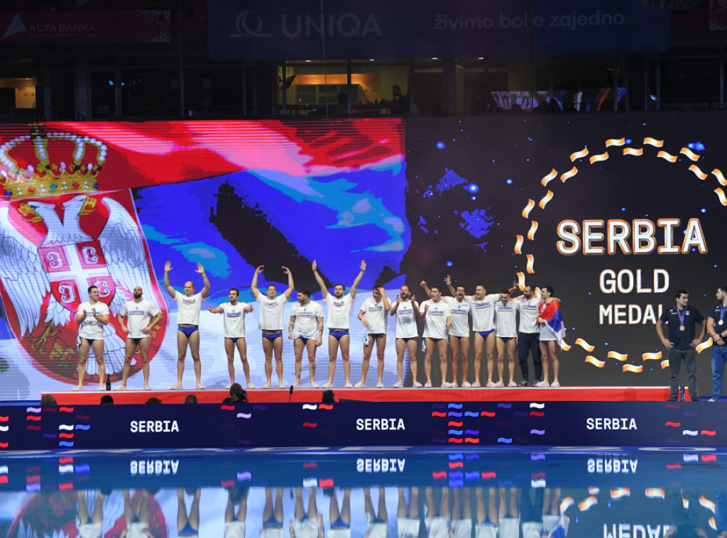 Vučić danas prima vaterpoliste Srbije, šampione Evrope