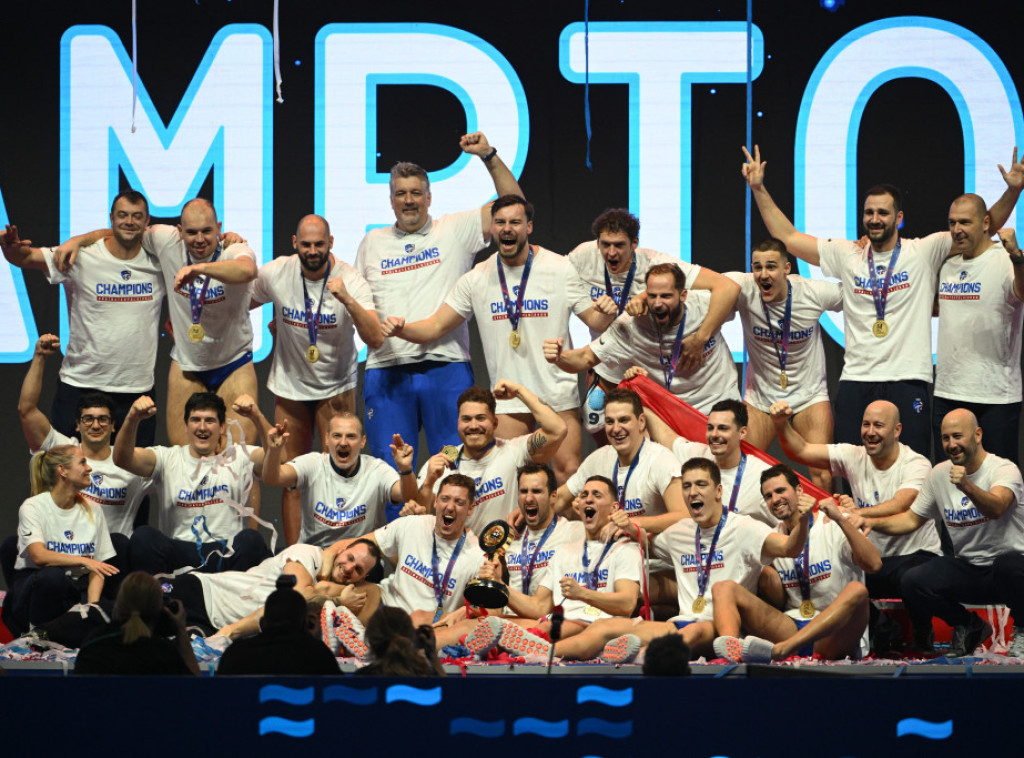 Serbia beats Hungary to win European water polo title