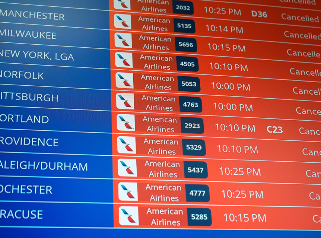 U SAD zbog zimske oluje otkazano gotovo 4.000 letova