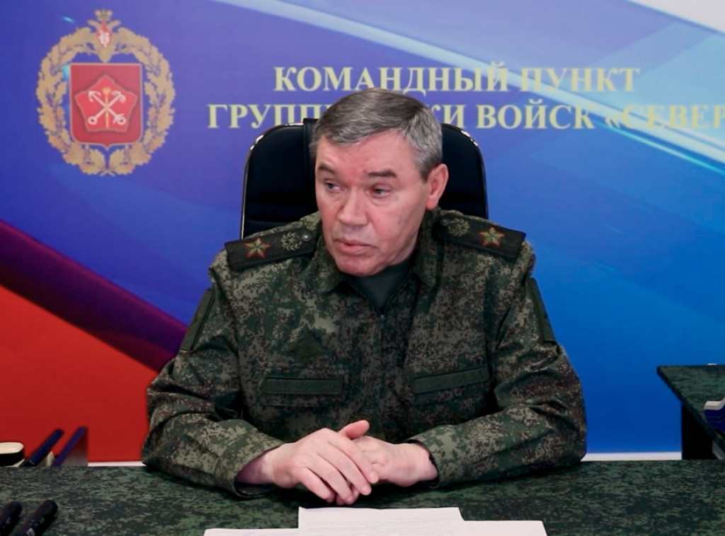 Valerij Gerasimov: Ruska vojska sprovodi ofanzivu na svim frontovima u Ukrajini