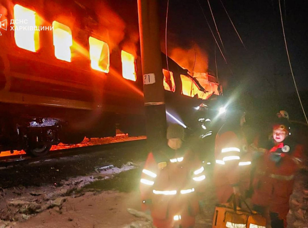 Tužilaštvo u Harkovu: 5 poginulih u napadu ruskih dronova na voz u Harkovskoj oblasti