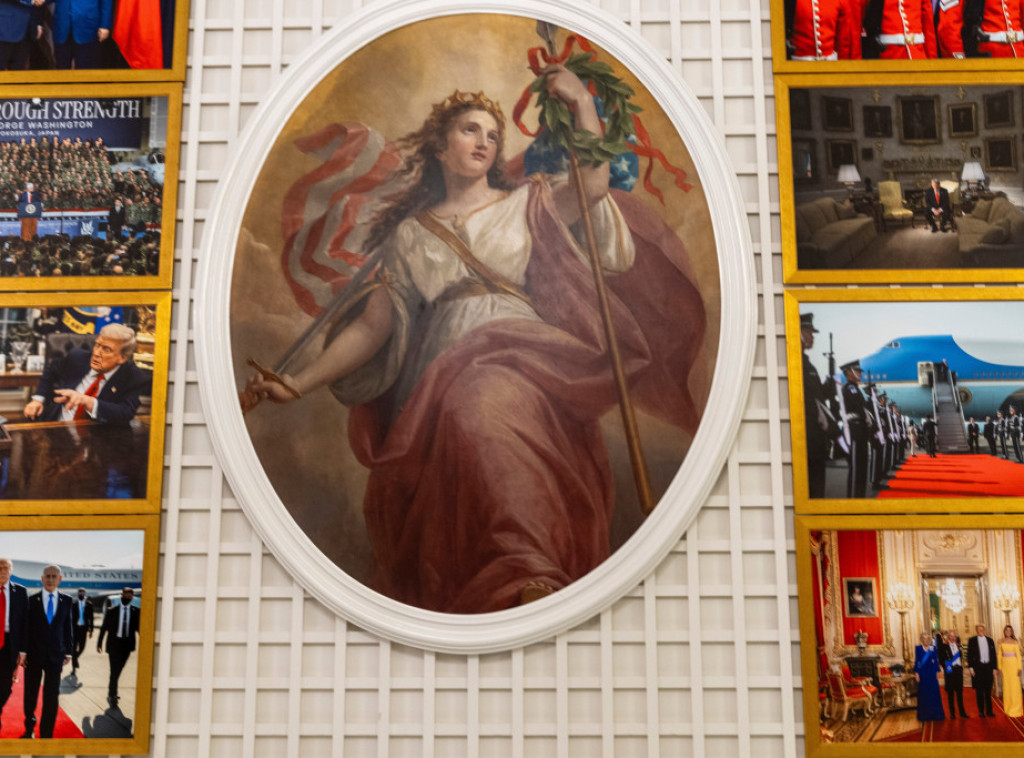 Mediji: Nova fotografija na zidu Bele kuće, na njoj Tramp i Putin zajedno