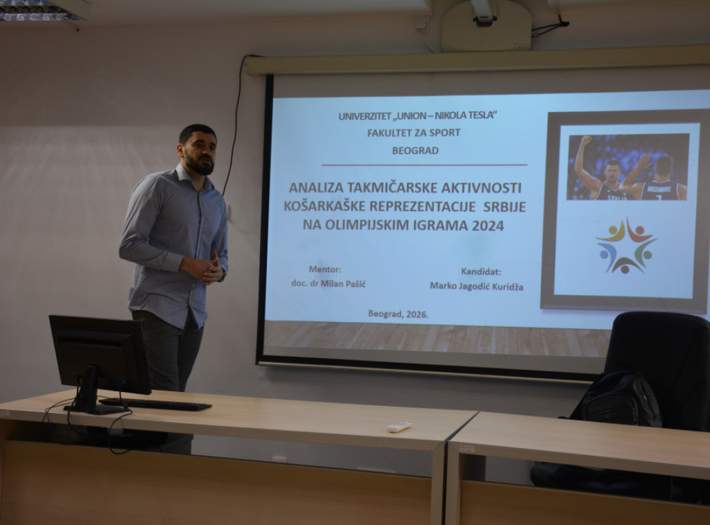Marko Jagodić-Kuridža odbranio master rad na Fakultetu za sport