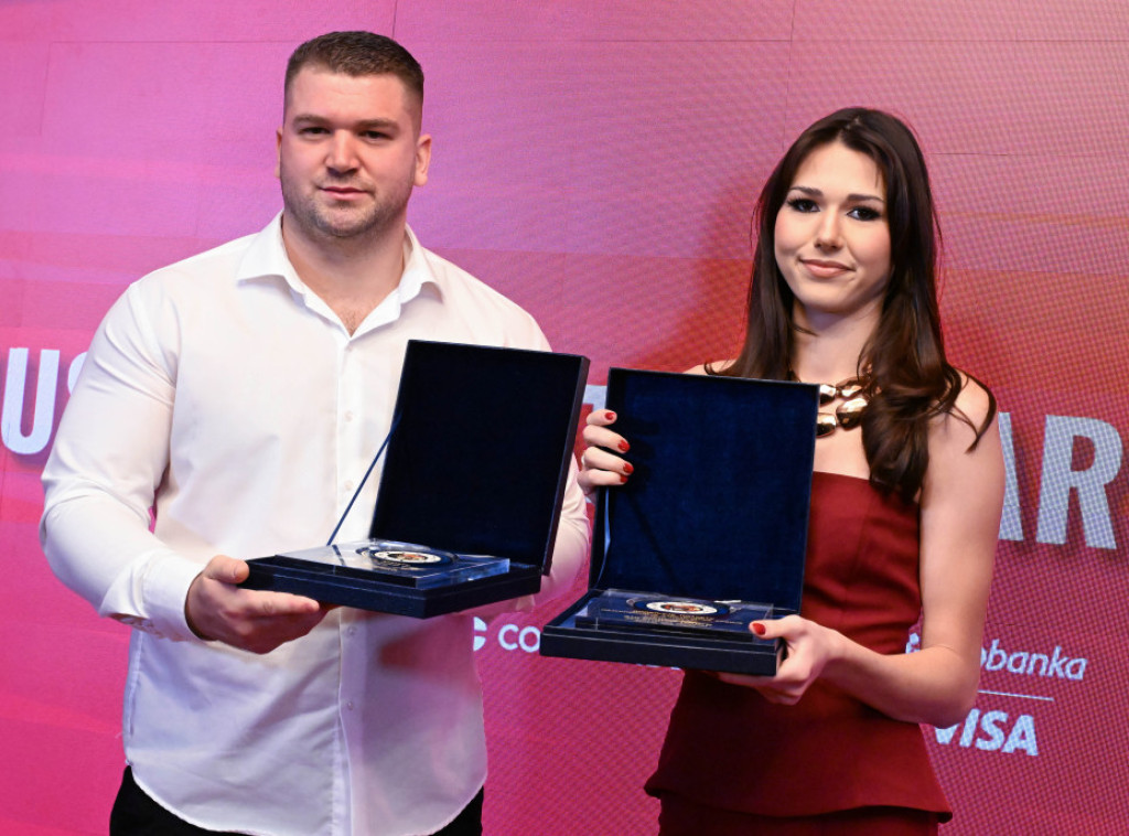 Angelina Topić i Armin Sinančević najbolji atletičari Srbije za 2025. godinu