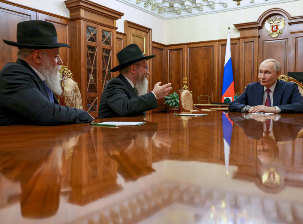 Putin se sastao s glavnim rabinom Rusije Lazarom povodom Nedelje sećanja na Holokaust