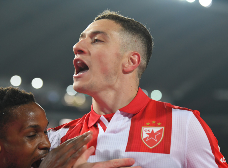 Fudbaleri Crvene zvezde pobedili Čukarički i preuzeli prvo mesto na tabeli Superlige Srbije