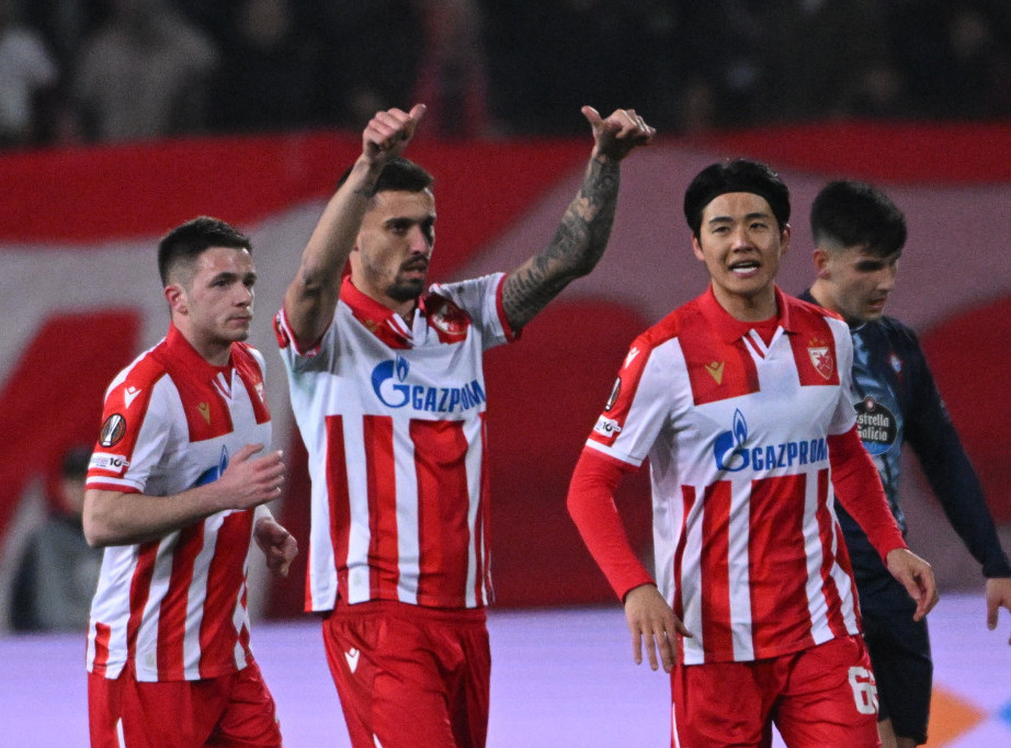 Fudbaleri Crvene zvezde igraće protiv Lila u plej-ofu za osminu finala Lige Evrope