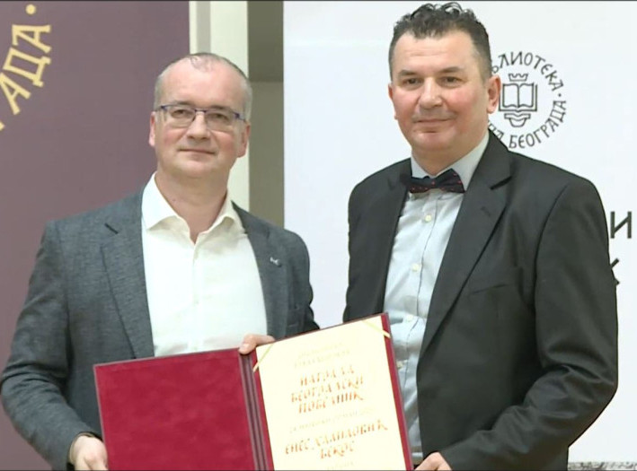 Nagrada "Beogradski pobednik" uručena piscu Enesu Haliloviću