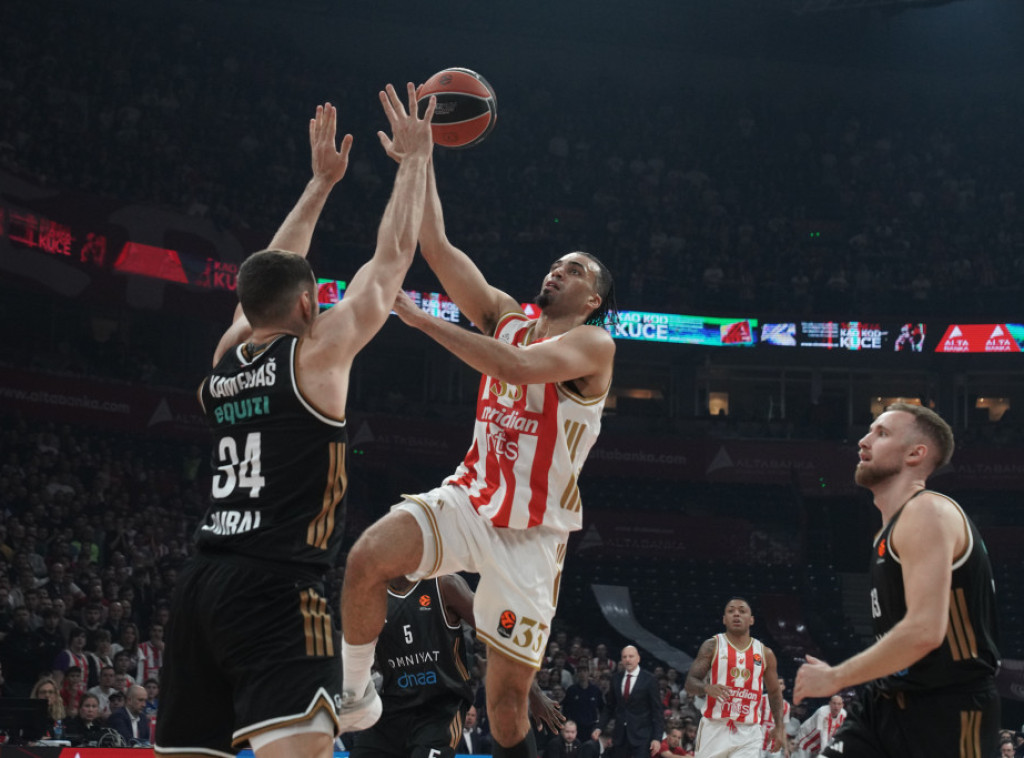 Košarkaši Crvene zvezde pobedili Dubai u 25. kolu Evrolige