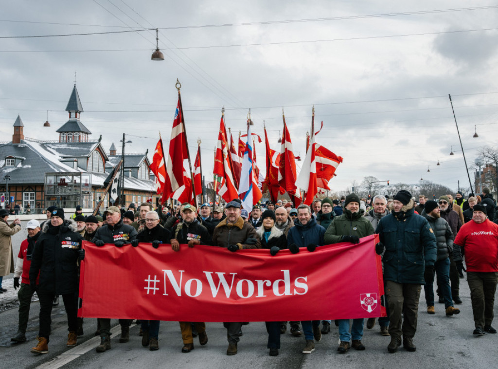Danski veterani protestovali ispred Ambasade SAD u Kopenhagenu zbog Trampovih izjava