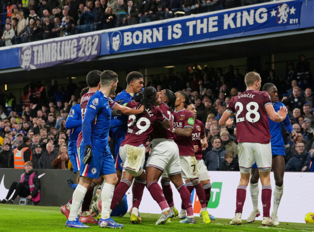 Fudbaleri Čelsija posle preokreta savladali Vest Hem u 24. kolu Premijer lige