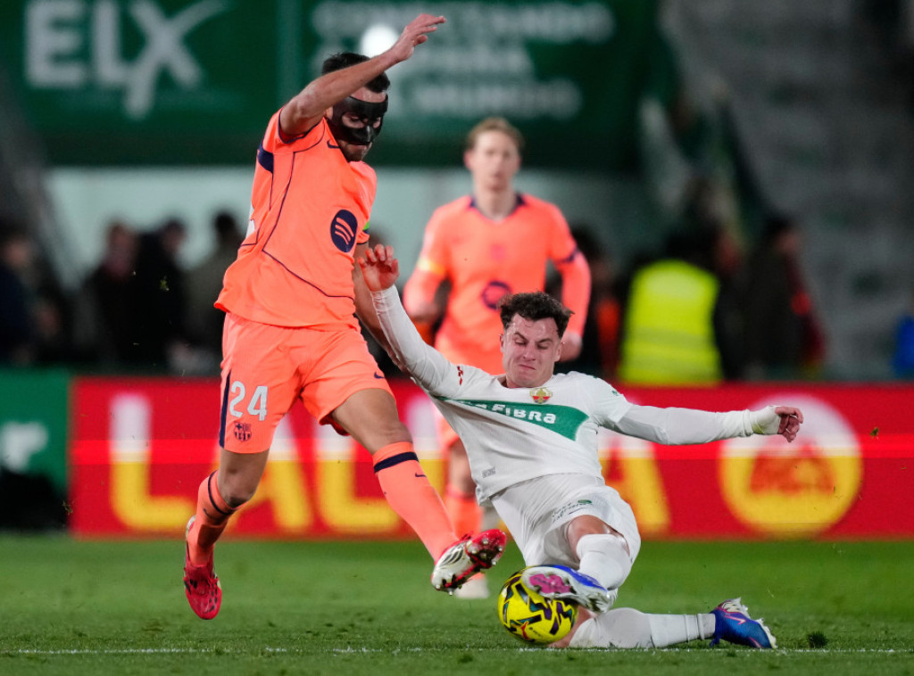 Fudbaleri Barselone pobedili Elče u španskom prvenstvu