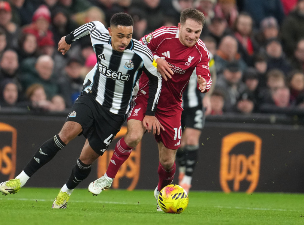 Fudbaleri Liveprula savladali Njukasl u 24. kolu Premijer lige