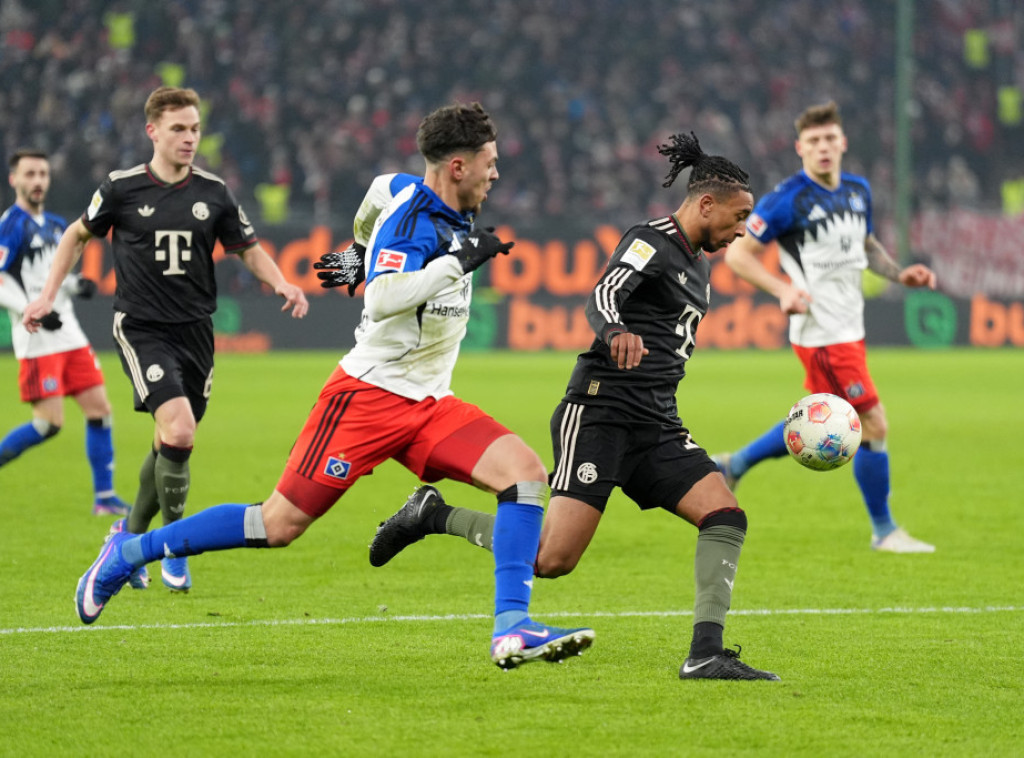 Fudbaleri Hamburga i Bajerna odigrali nerešeno u 20. kolu Bundeslige