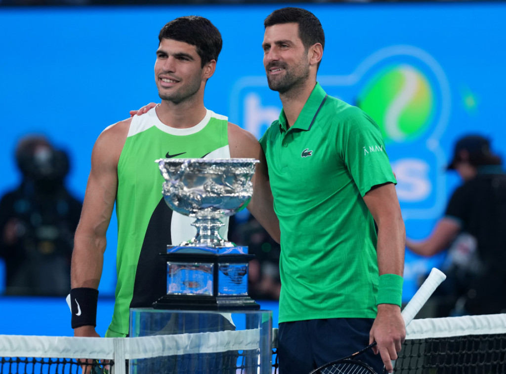Počelo finale Australijan opena, Đoković protiv Alkaraza juri 25. grend slem trofej