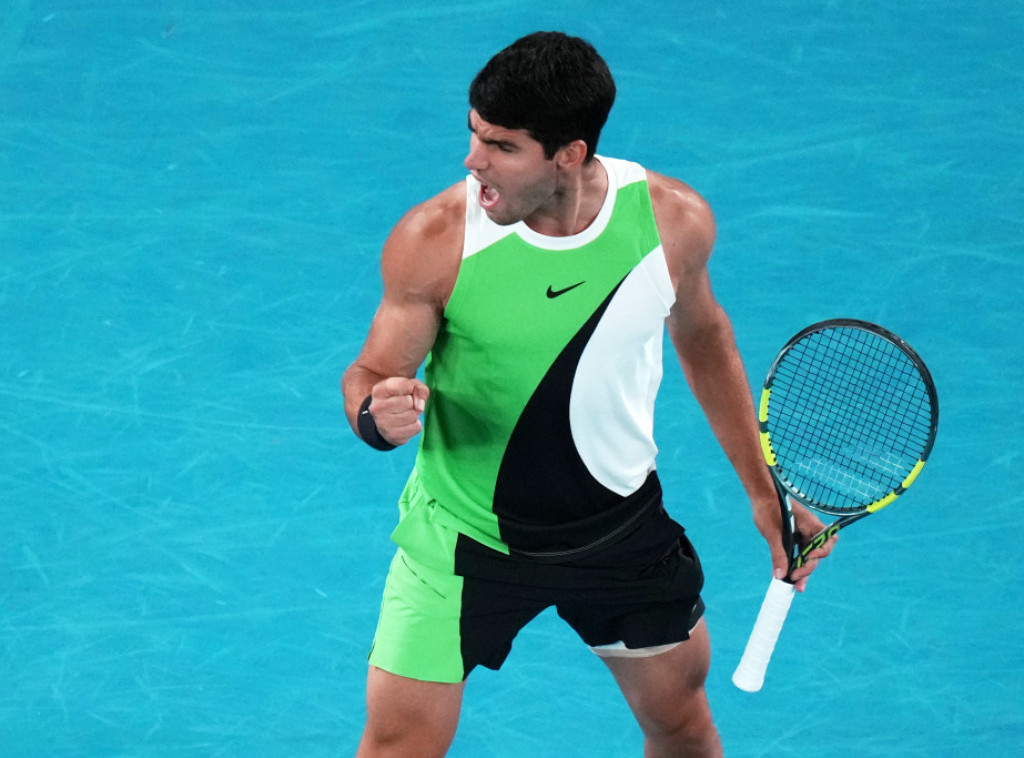 Alkaraz izjednačio na 1:1 u setovima protiv Đokovića u finalu Australijan opena