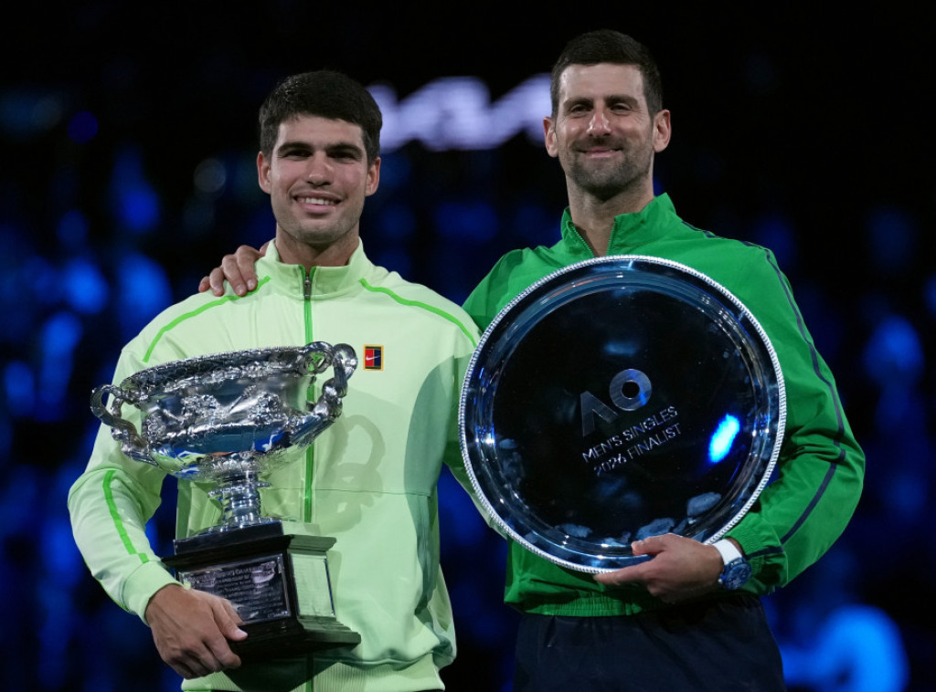 Srpski teniser Novak Đoković poražen od Španca Karlosa Alkaraza u finalu Australijan opena