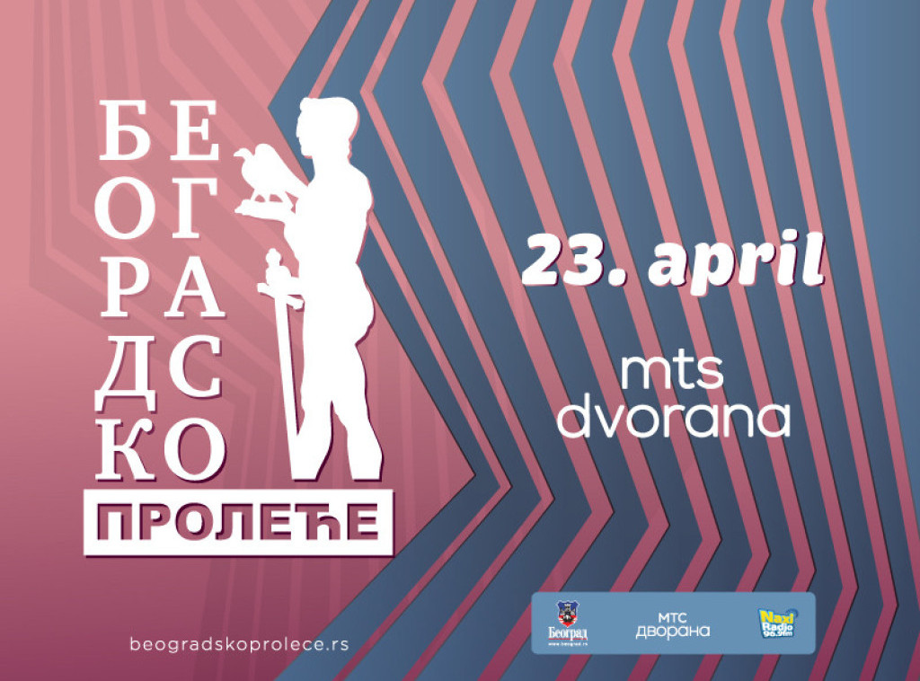 Festival "Beogradsko proleće" 23. aprila u MTS dvorani