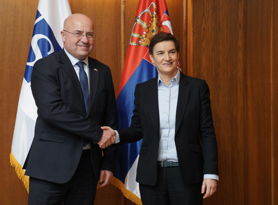 Ana Brnabić se sastala sa šefom Misije OEBS-a u Srbiji