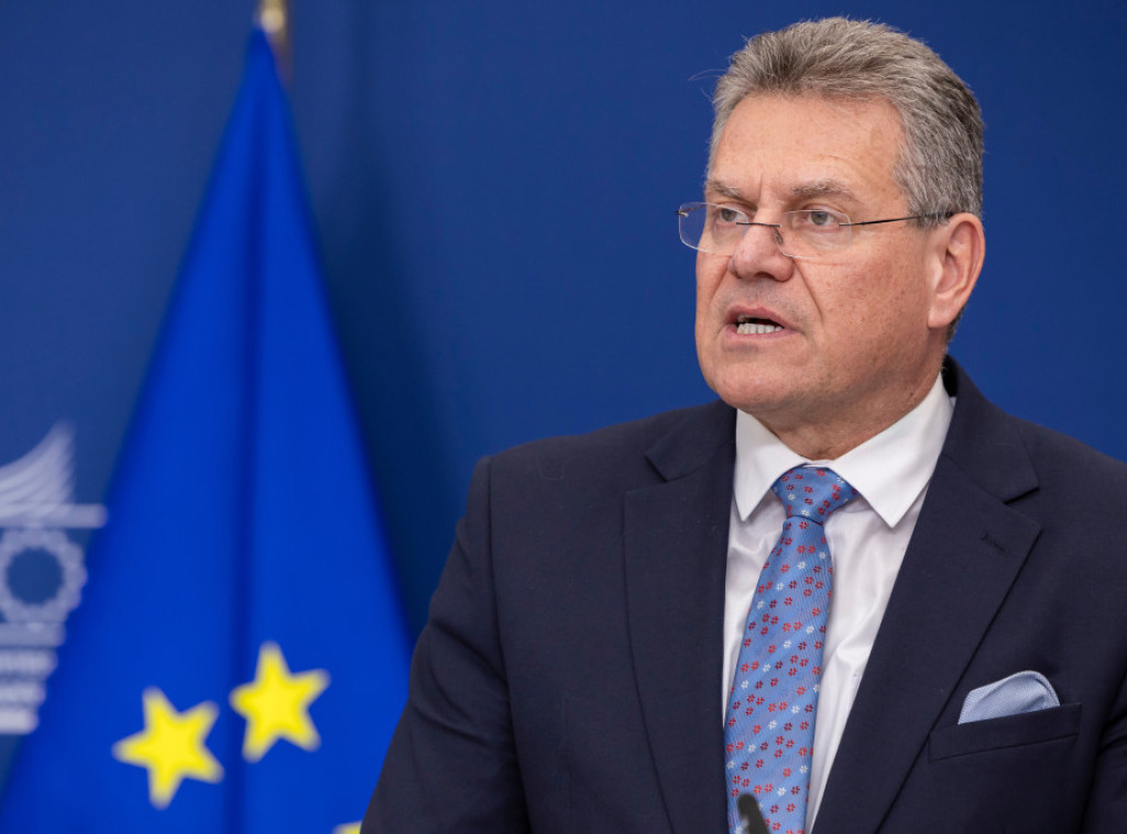 Maroš Šefčović negirao vezu sa Epstinom, Evropska unija: Kontakt Lajčaka i Epstina bez uticaja na dijalog