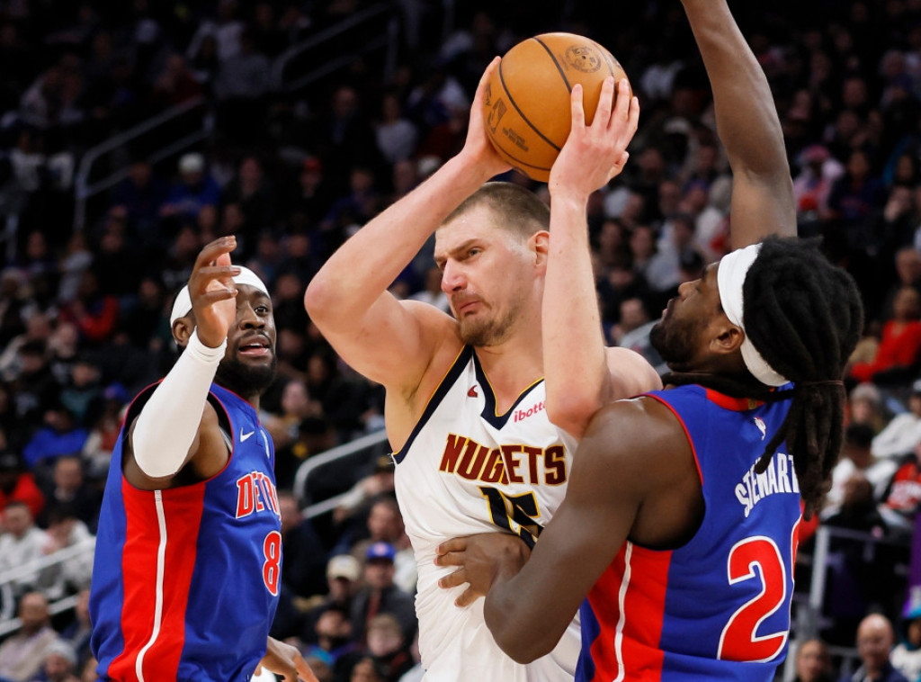 Dabl-dabl Nikole Jokića u porazu Denvera od Detroita