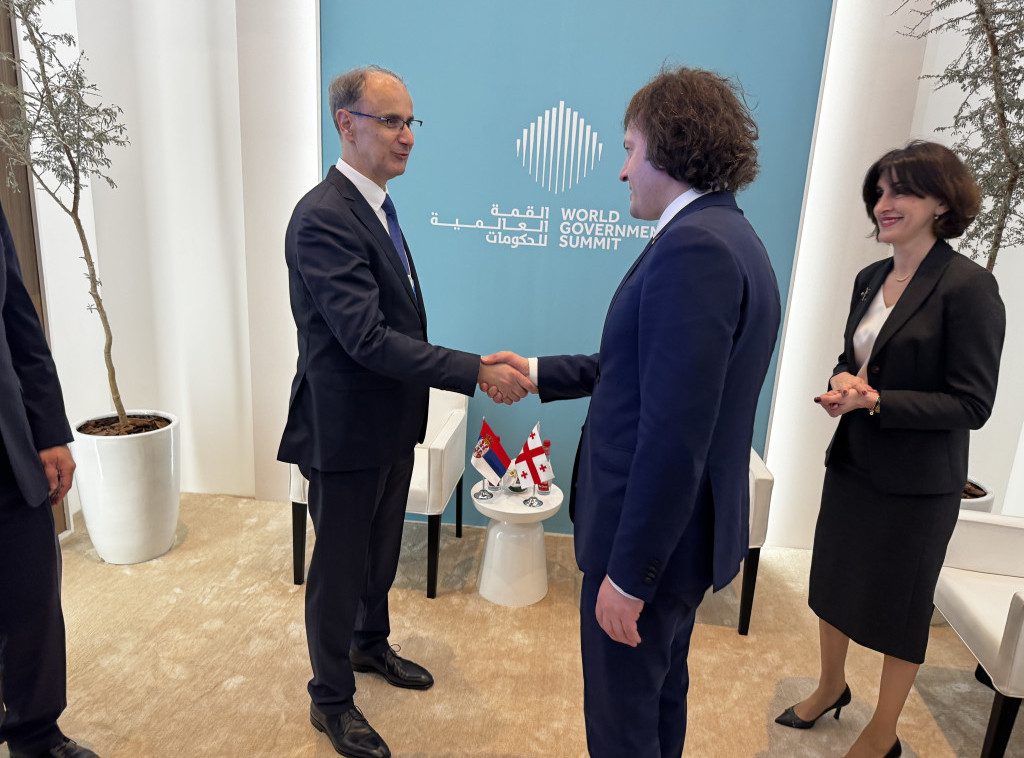 Premijer Macut sa premijerom i ministarskom spoljnih poslova Gruzije o unapređenju saradnje