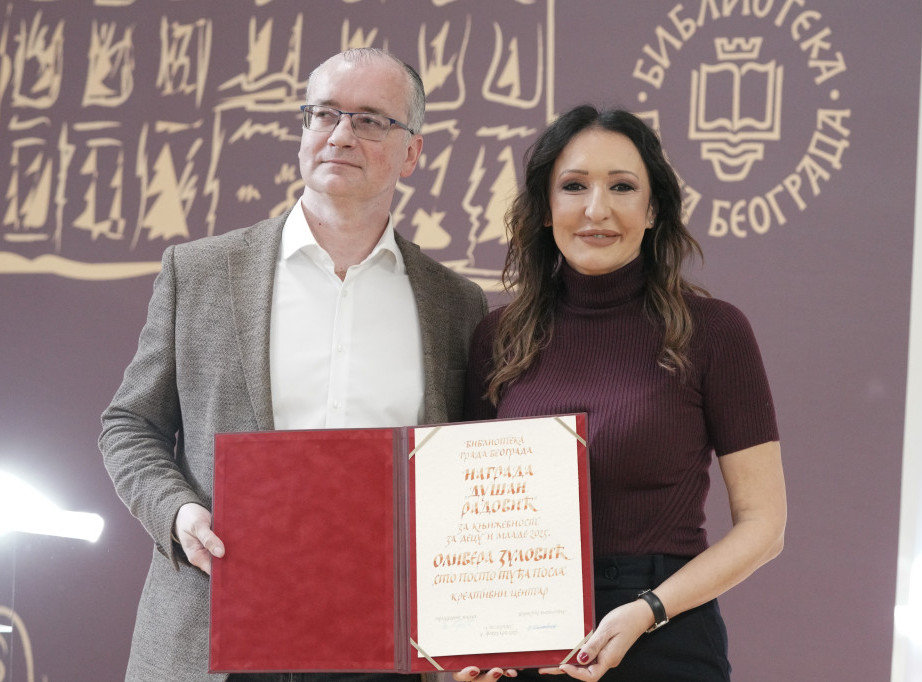 Nagrada "Dušan Radović" pripala romanu Olivere Zulović "Sto posto tuđa posla"