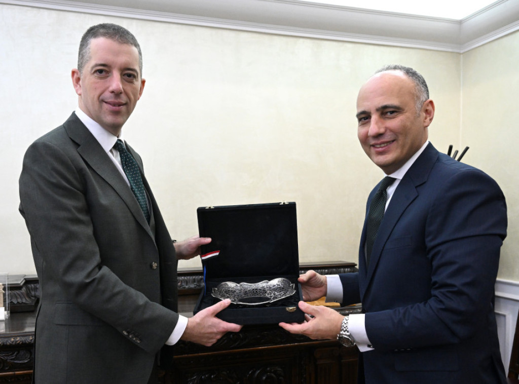 Ministar Đurić razgovarao sa ambasadorom Egipta u Srbiji o unapređenju prijateljskih odnosa dve zemlje